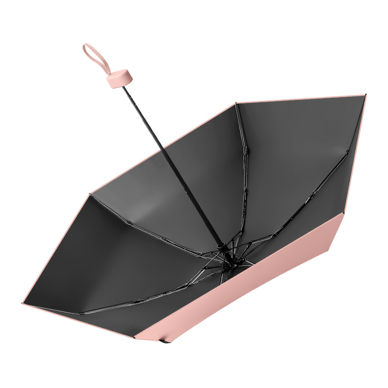 19'' Compact Lightweight Umbrella with UV Coating in Case