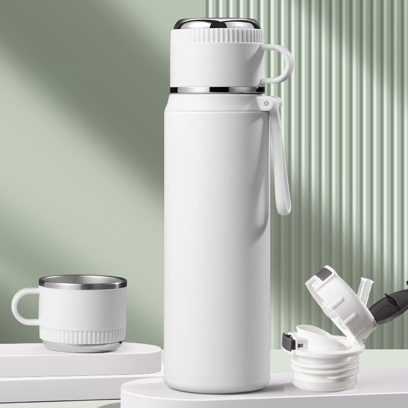 550ml Sipp Insulated Flask with Straw 