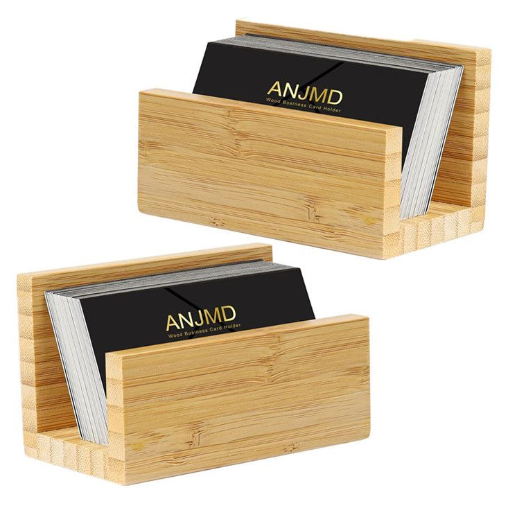Desktop Bamboo Cardholder