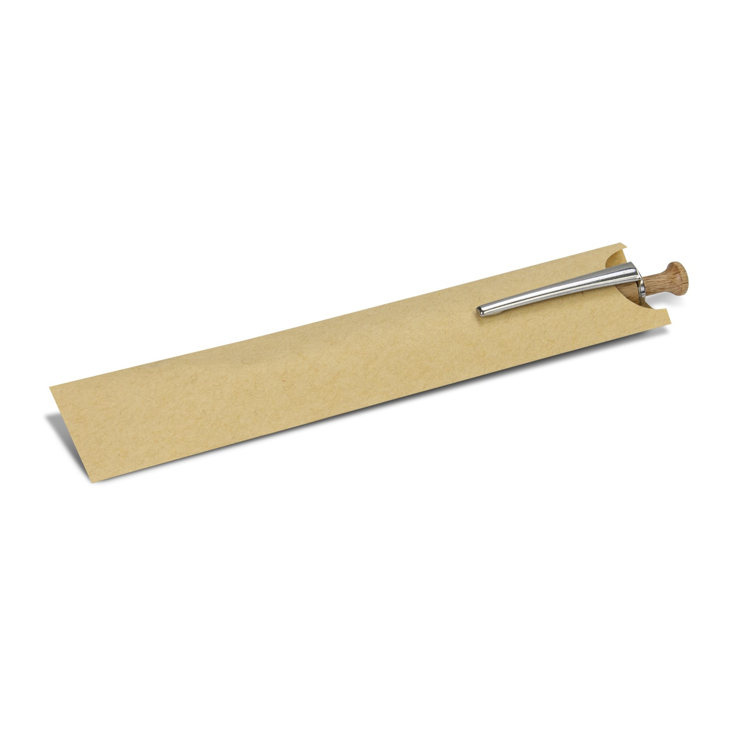 Kraft Paper Pen Sleeve - Promotional Pens