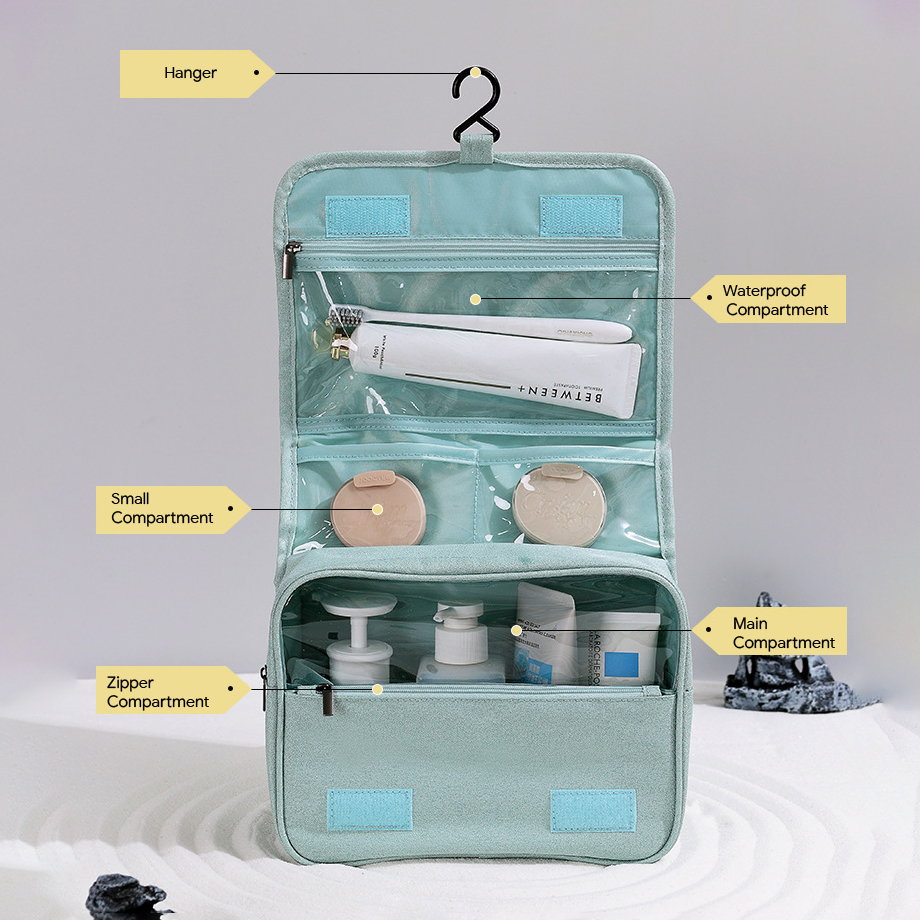 Duo Capacity Toiletries Bag