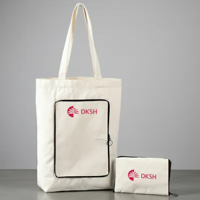 Foldable Cotton Canvas Tote Bag