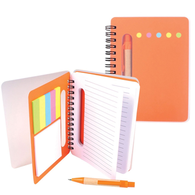 Quin Notebook with Pen & Sticky Note