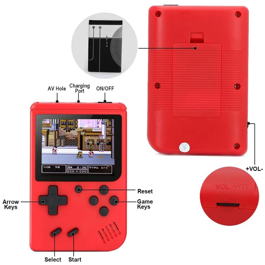 Retro Handheld Game Console 