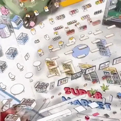 Custom 2.5D Scenery Sticker Pack - Stickers & Decals & Greeting Cards