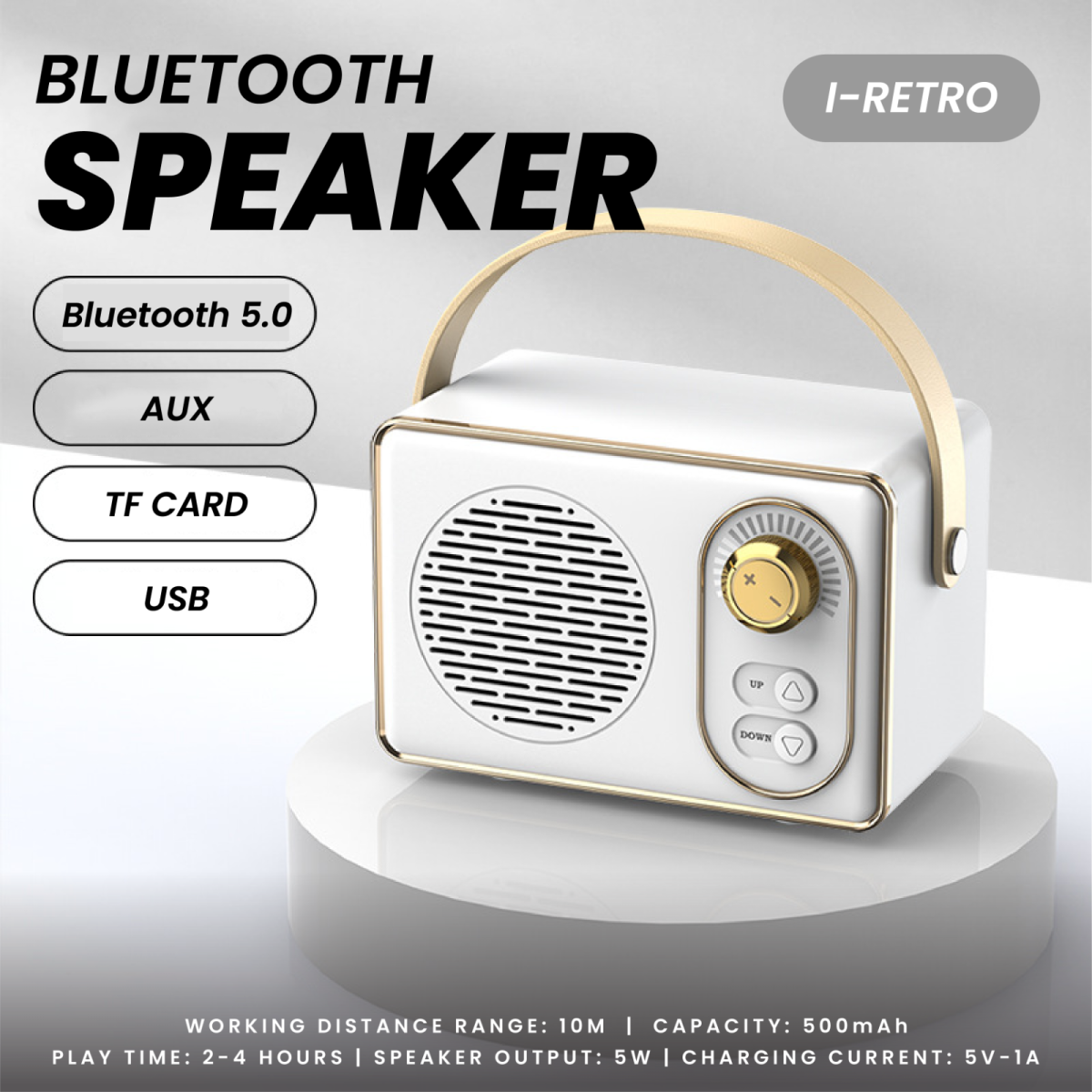 Retro Multi Function Bluetooth Speaker