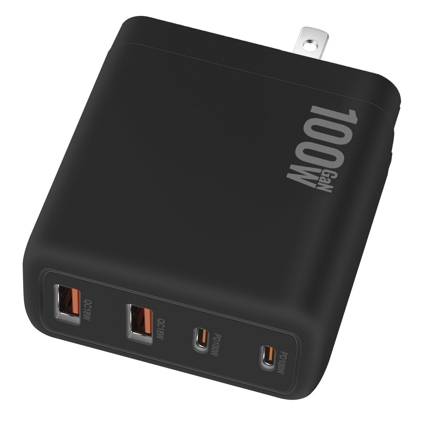 100W Wally GaN Travel Adaptor cum Wall Charger