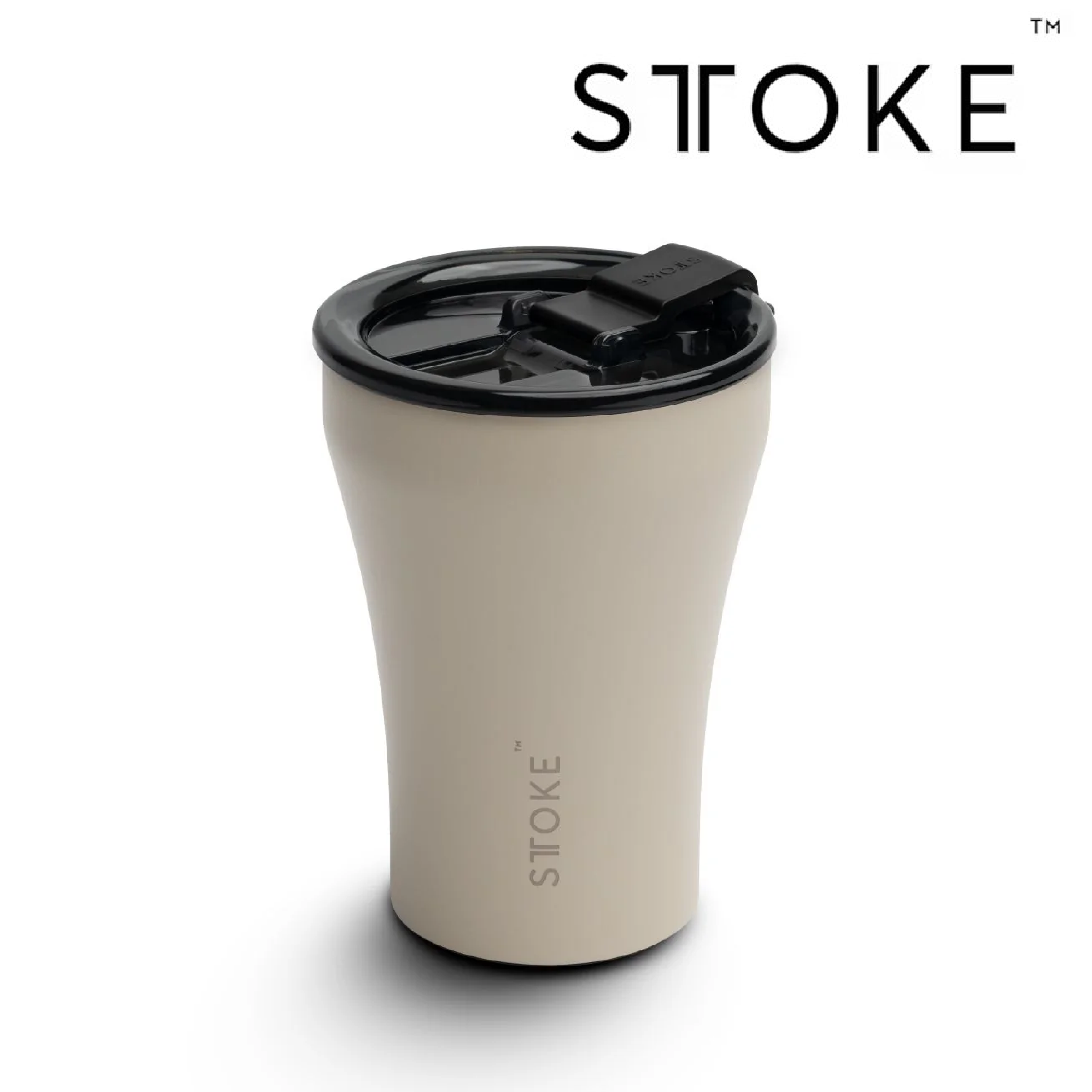 STTOKE  240ml Leakproof Classic Ceramic Insulated Cup - Mug
