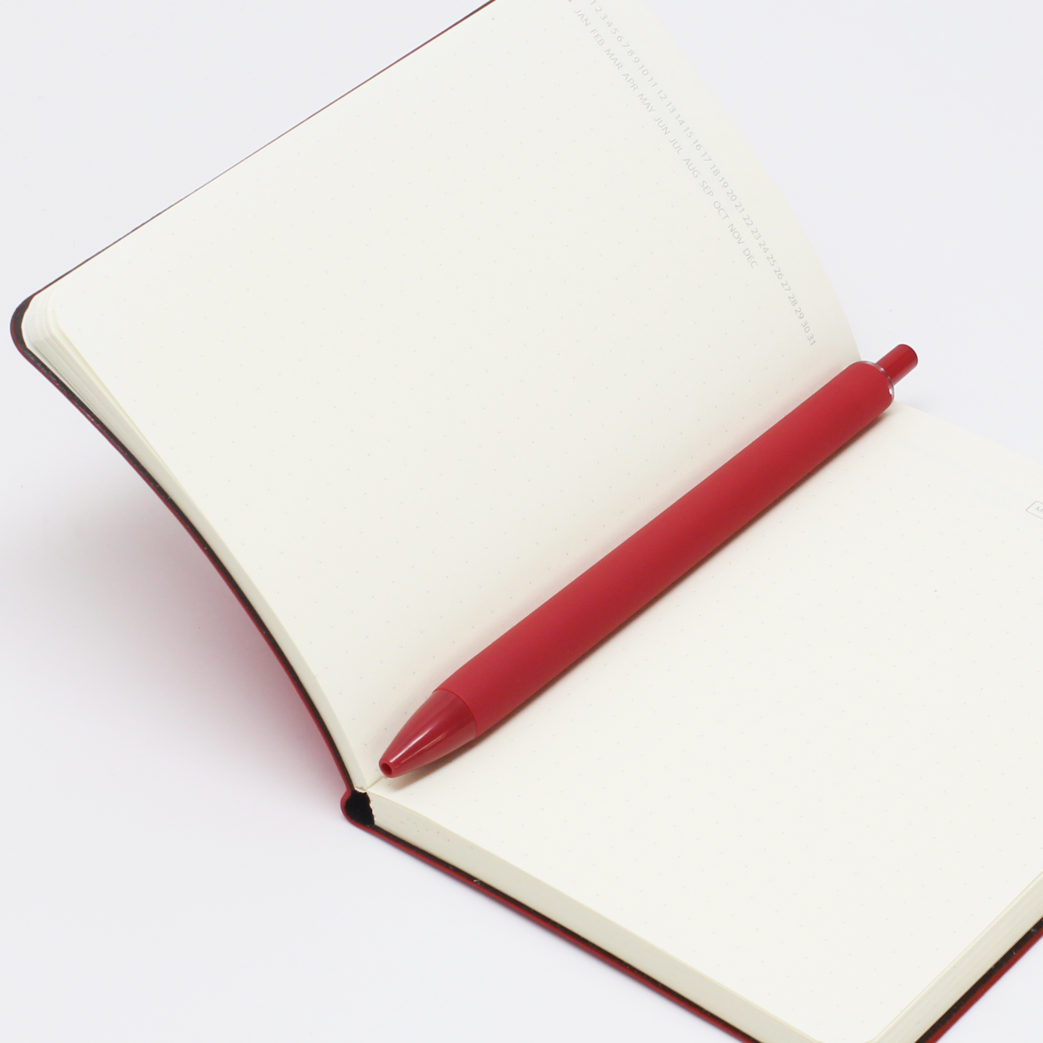 Premium Leather A6 Notebook with Pen Set