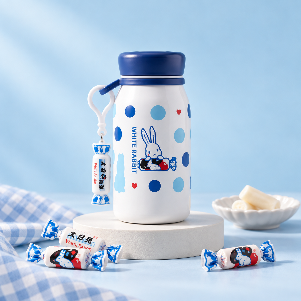 Insulated Bottle With Candy Charm — customised gift