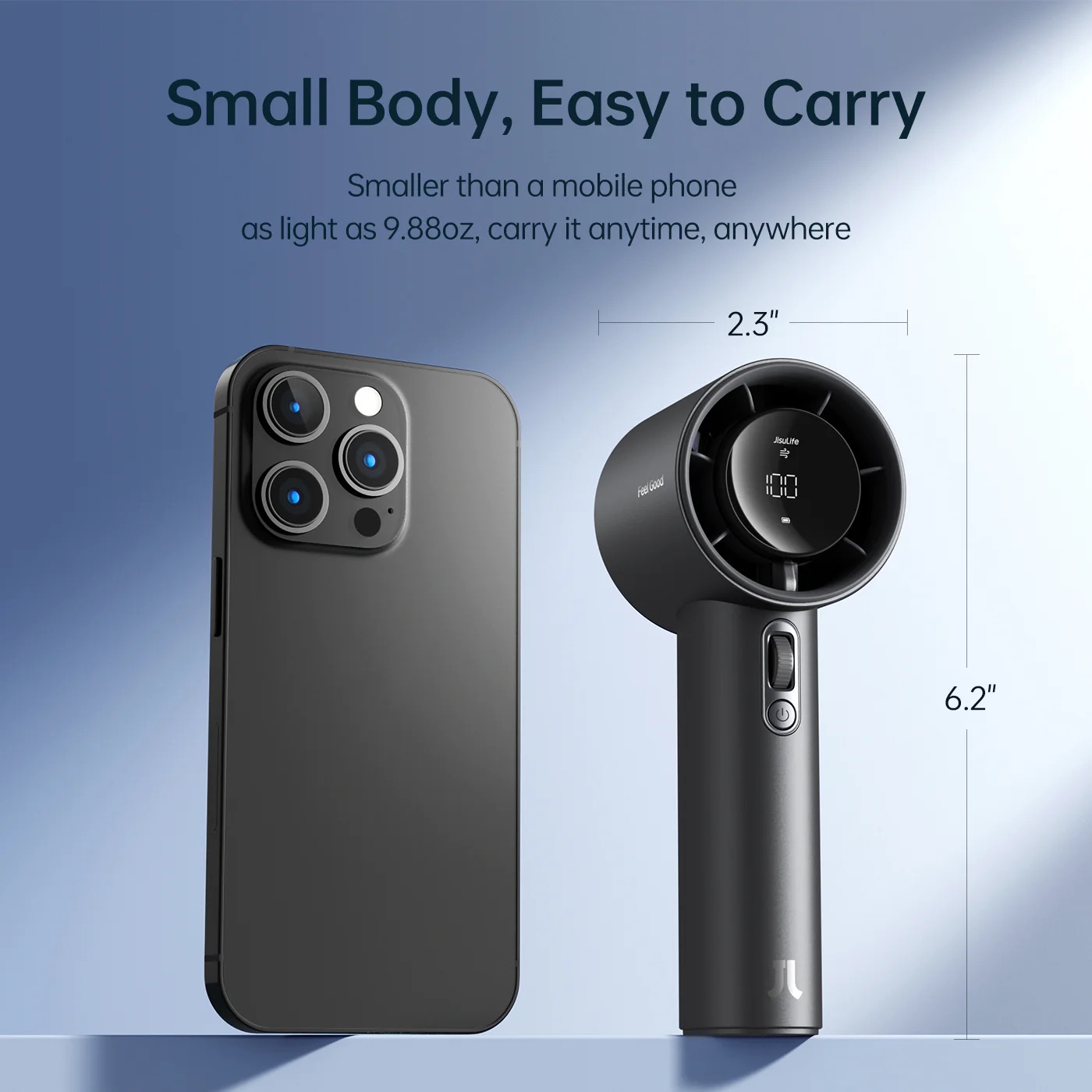 Jisulife  5,000mAh Handheld Fan Pro1S