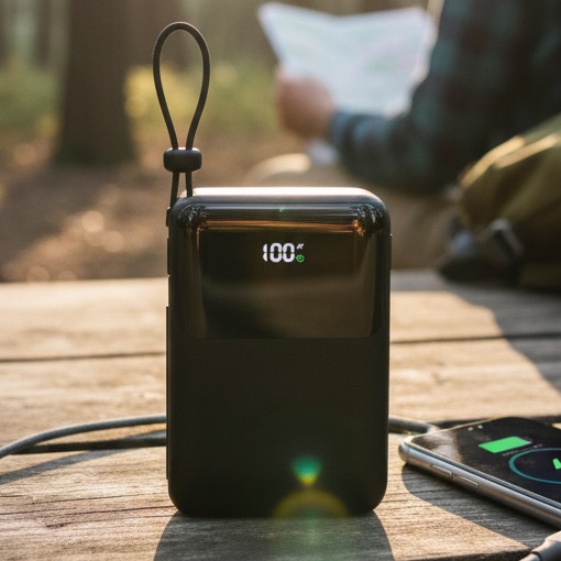 10,000mAh Apex Power Bank with Cables 