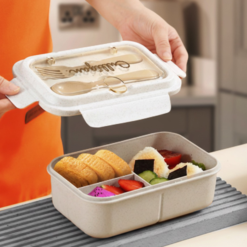 1200ml Sweet Eco-Wheat Lunch Box