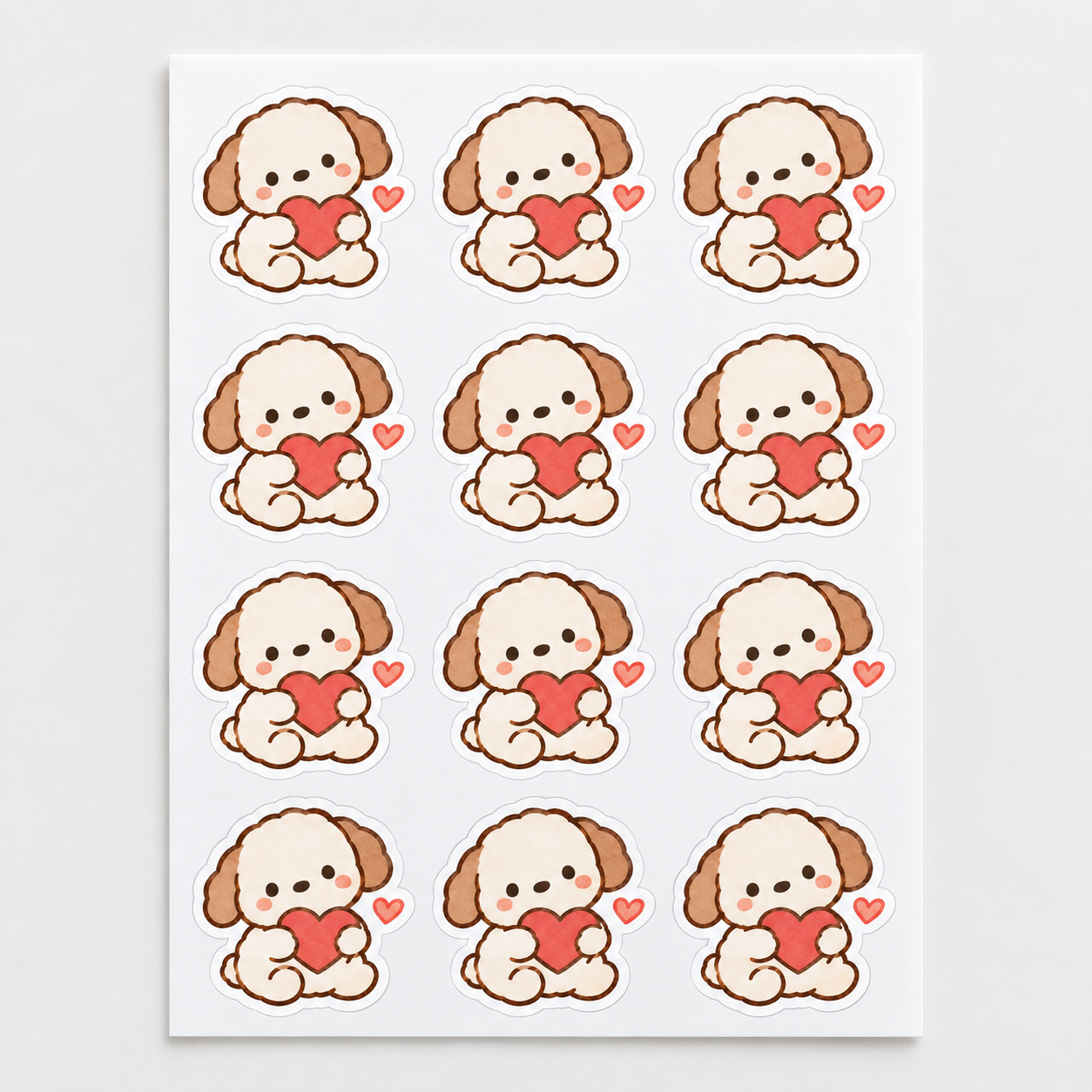 PP Waterproof Sticker (Sheet) - Stickers & Decals & Greeting Cards - Single Design in One Sheet