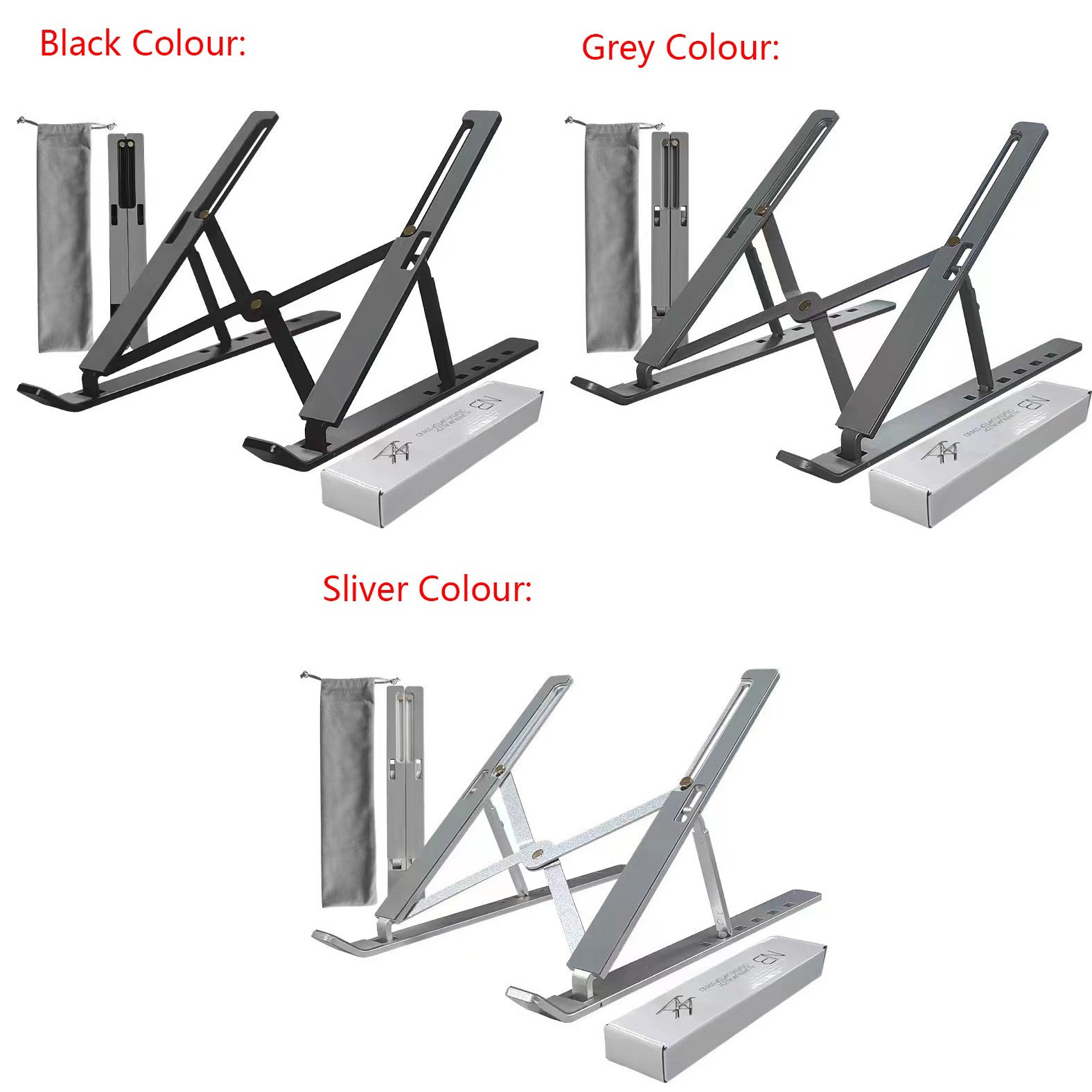 Aluminium Folding Laptop Stand 