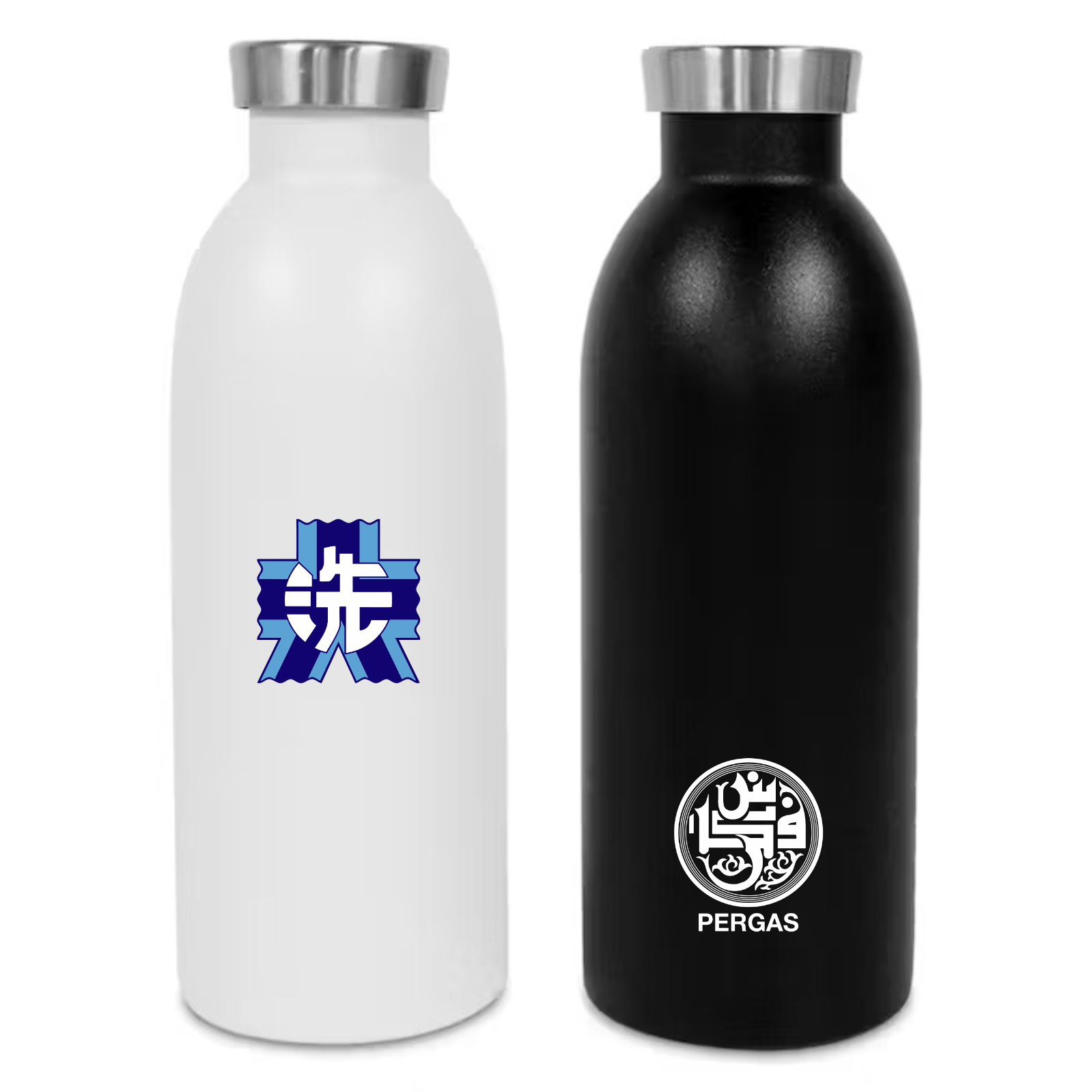 500ml Simple Stainless Steel Water Bottle 
