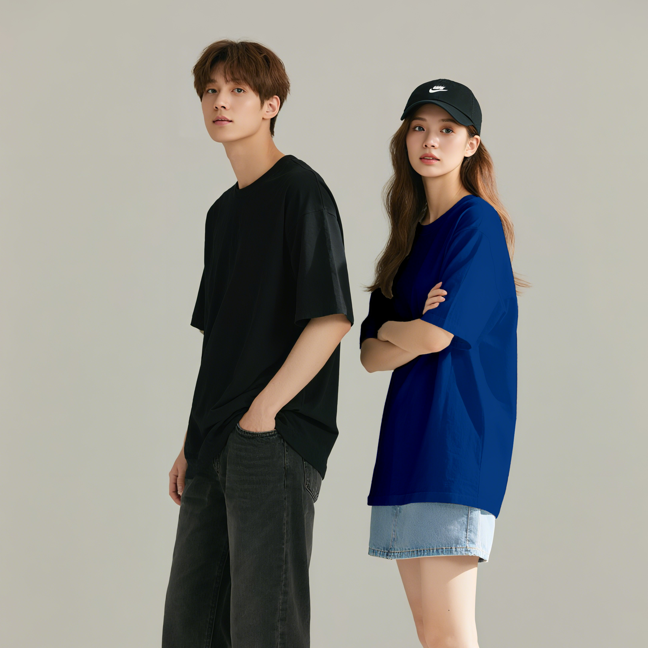 	AIRLAB CoolTouch SORONA Oversized Cotton Round Neck T-Shirt