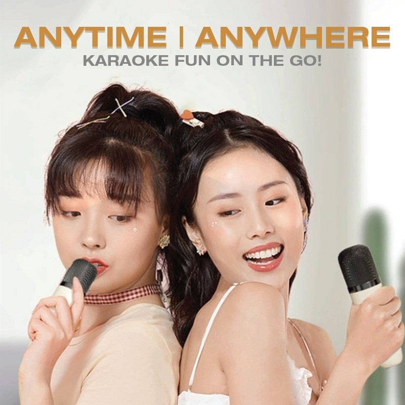 Portable Karaoke Bluetooth Speaker + Micrpophone