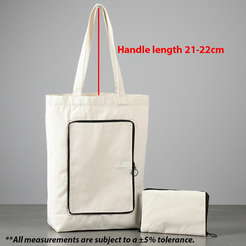 Foldable Cotton Canvas Tote Bag