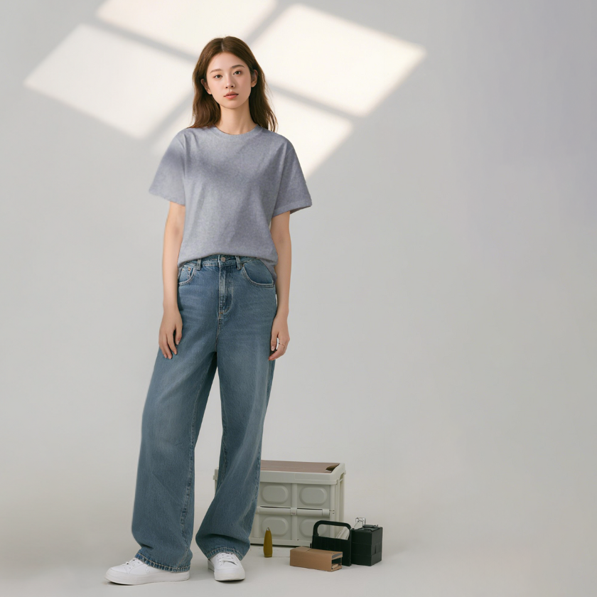 AIRLAB CoolTouch SORONA Cotton Round Neck T-Shirt 