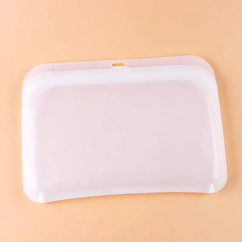 580ml Reusable Silicone Ziplock Bag 