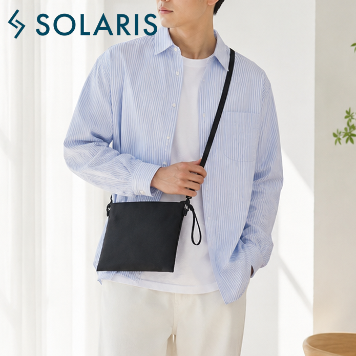 SOLARIS Minimal Flat Sling Bag