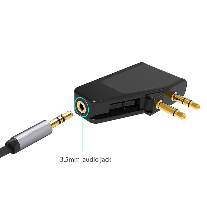 Travelmall 2-IN-1 Pro Headphone-Jack Bluetooth Adapter