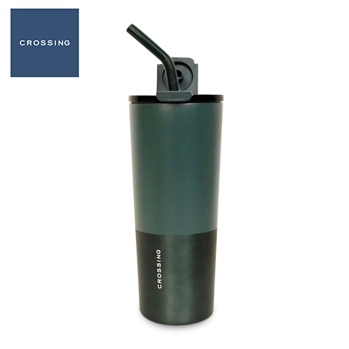 CROSSING 710ml Volt Insulated Stainless Steel Straw Tumbler