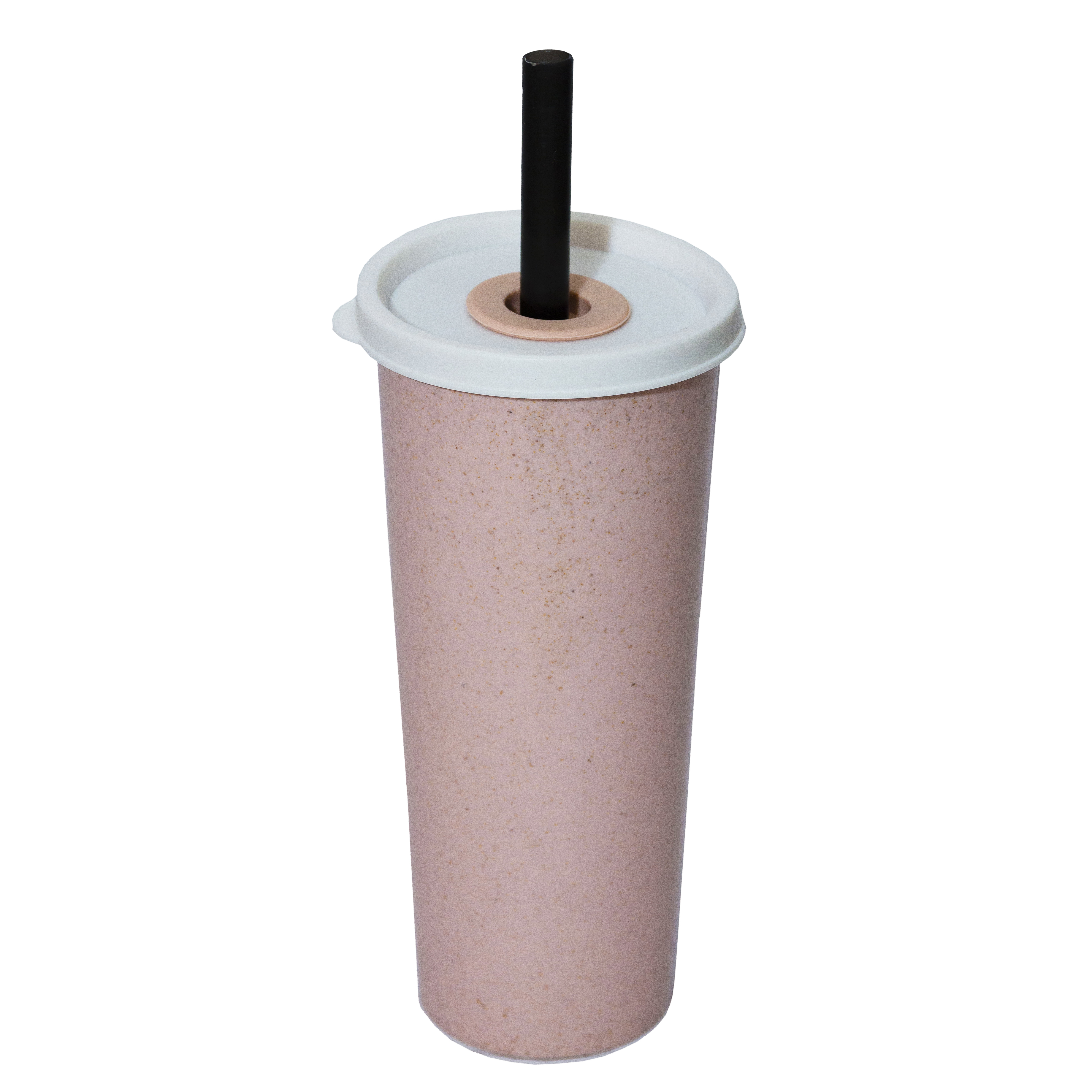 500ml Wheat Straw Tumbler with Straw
