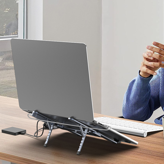 Cosma Adjustable Laptop Stand With USB Hub