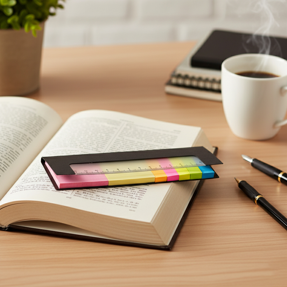 Vib Post It with Ruler Set