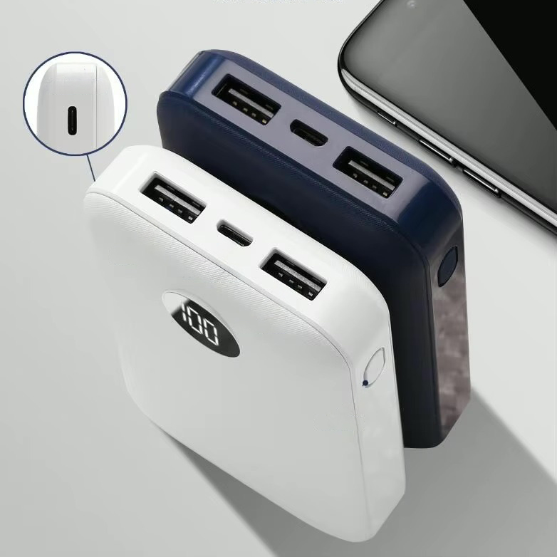 10,000mah Pocket Size Powerbank with LED Indicator