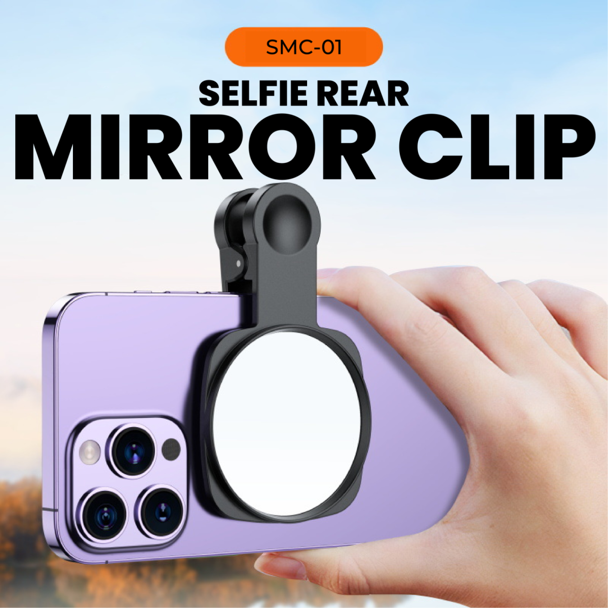 Selfie Rear Mirror Clip