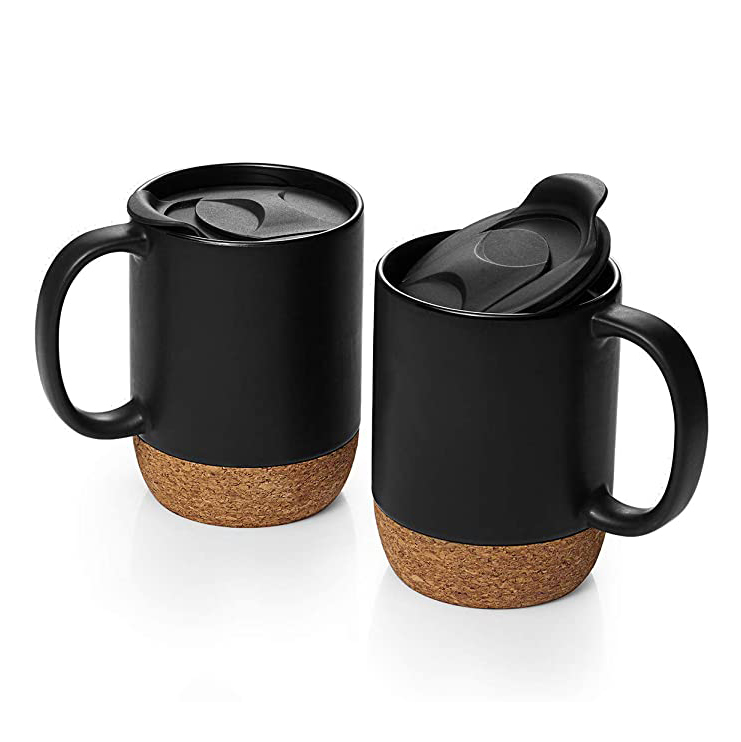 360ml Cork Ceramic Mug 