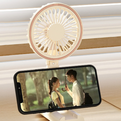 Lightweight Fan with Phone Holder 