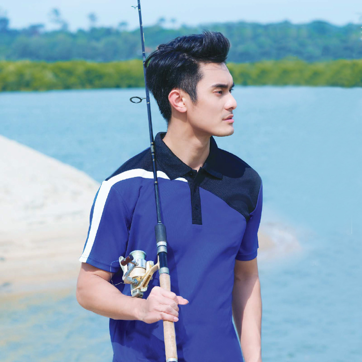 Microfibre Multi-Tone Dri Fit Polo T-Shirt 