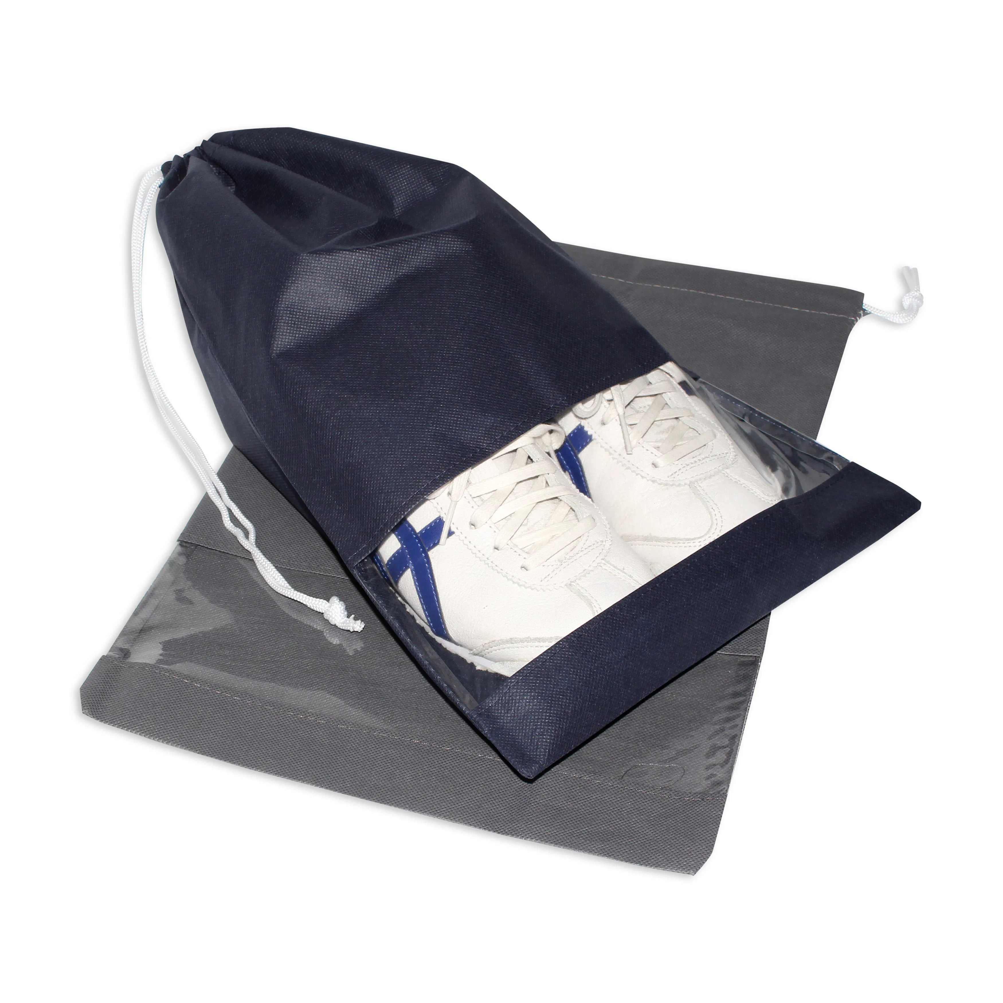 Non-Woven Drawstring Shoe Pouch / Dust Bag