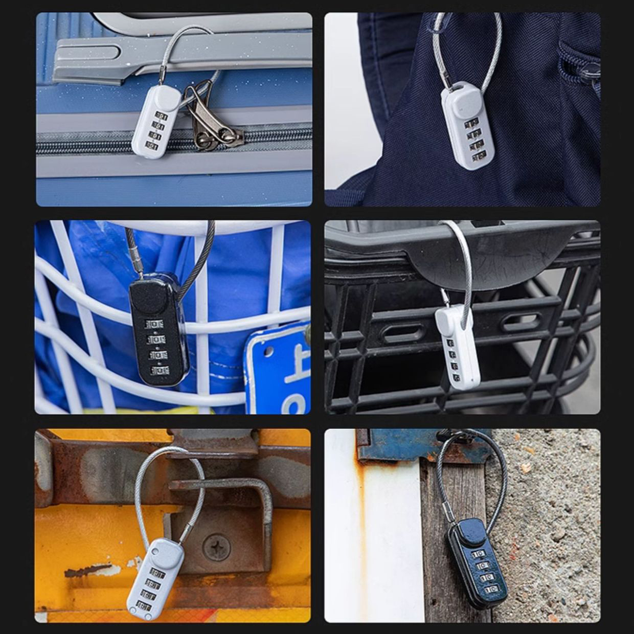Metal Cable Padlock