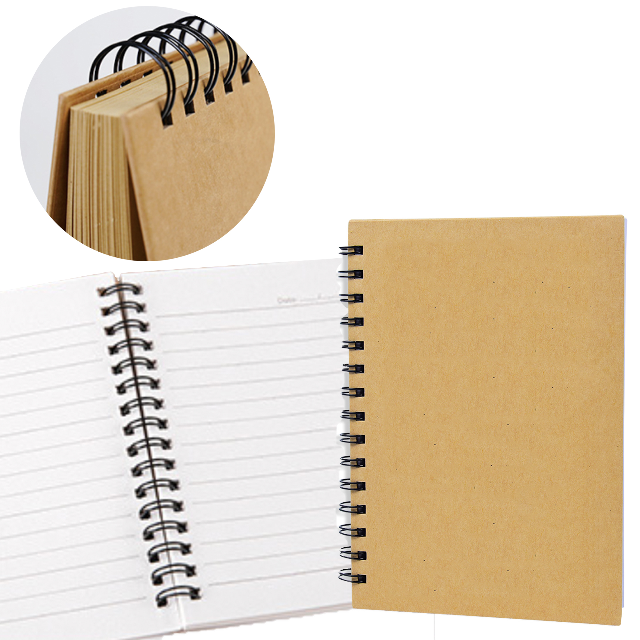 Customised A5 Thick Hardcover WireO Notenook With Logo Print Singapore