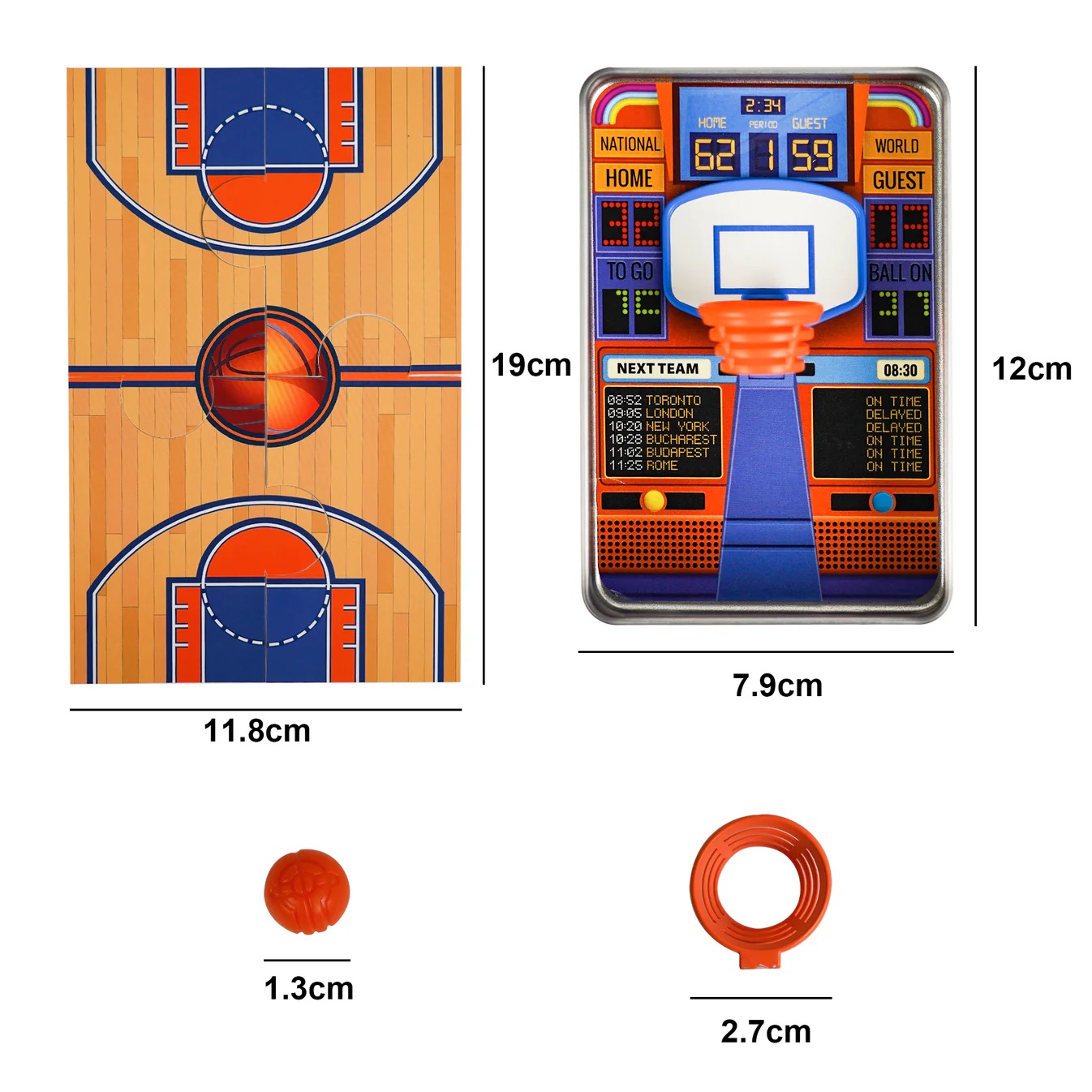 	Ringo Mini Tin Basketball