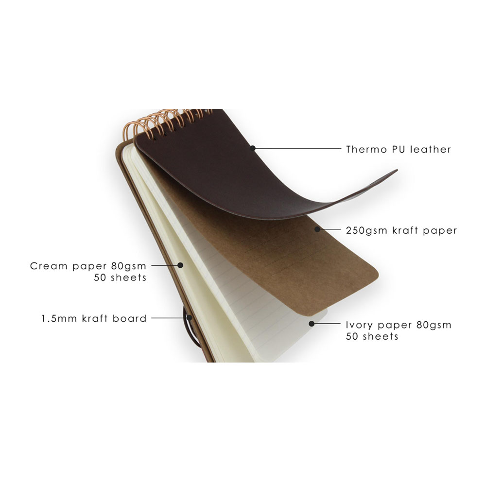 Oliver Vegan Leather Notepad