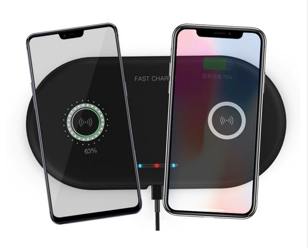 Duo Fast Wireless Qi Charger Pod