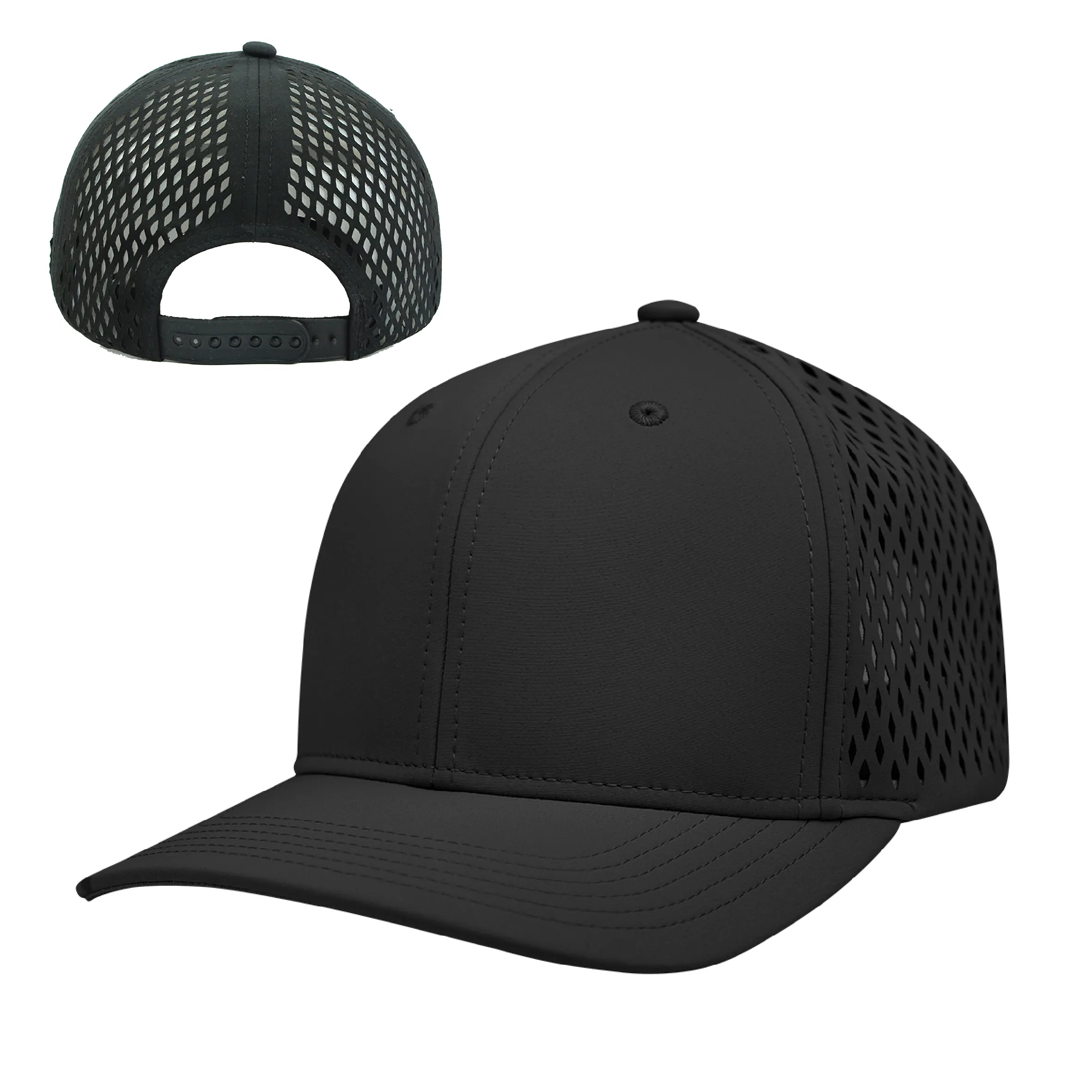 Recycled Polyester Mesh Back Cap (6 Panel)