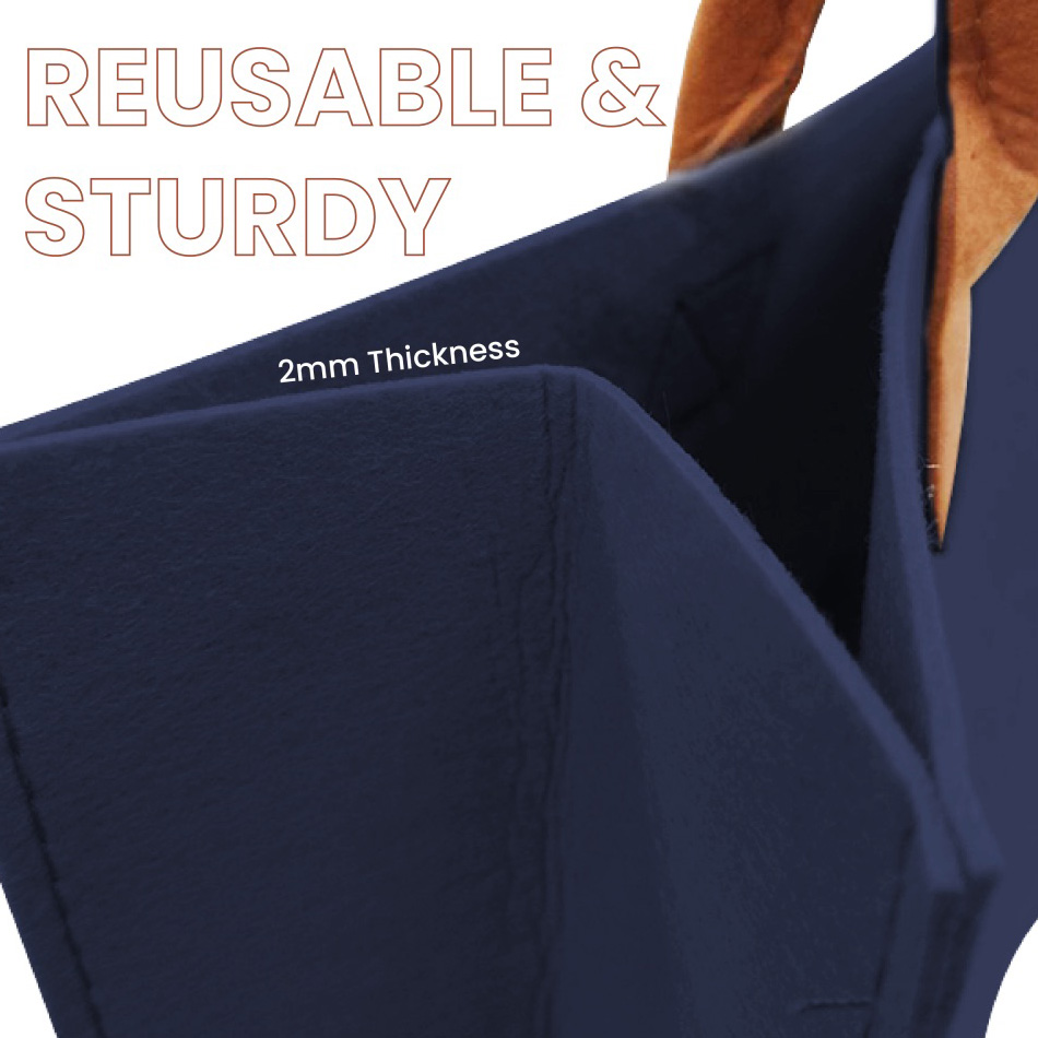 Urban Felt 2 Tone Tote Bag - M