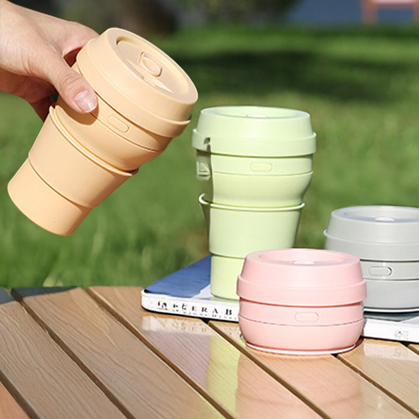 360ml Silicone Collapsible Coffee Cup