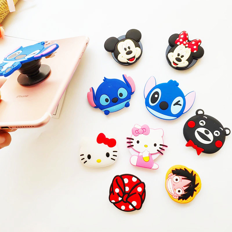 3D PVC Popping Phone Grip Stand