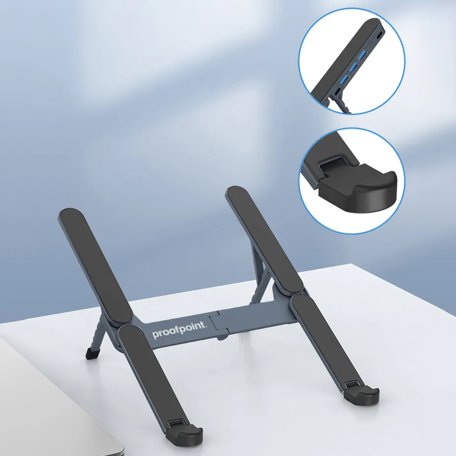 Cosma Adjustable Laptop Stand With USB Hub