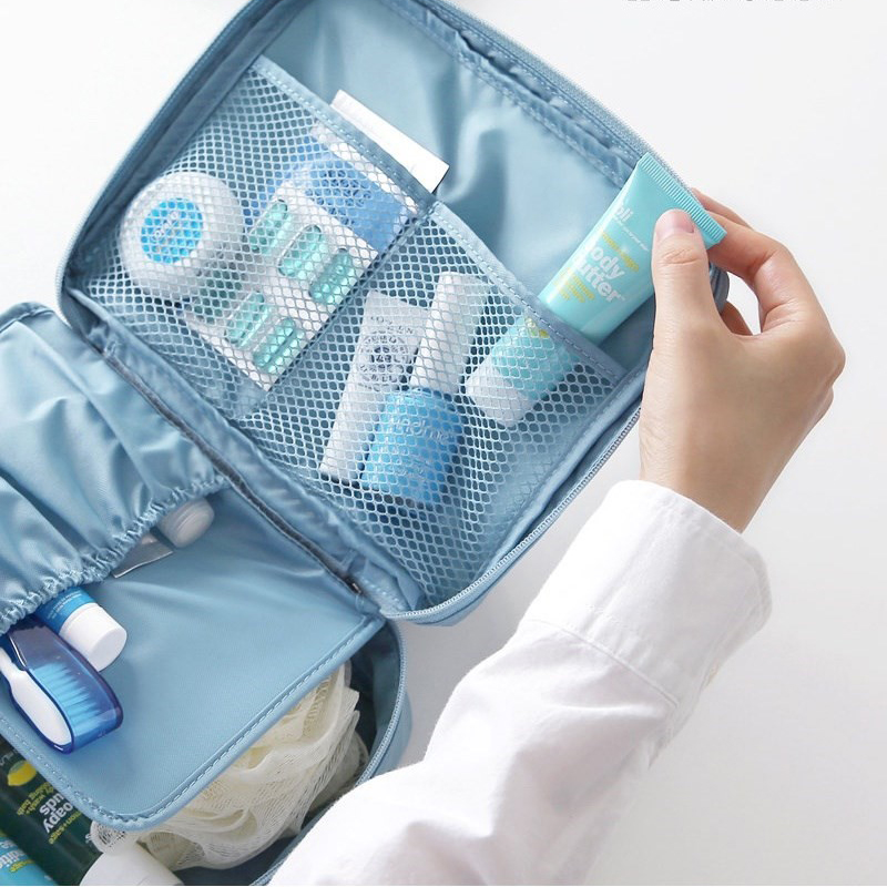 Multi-Compartment Toiletries Pouch