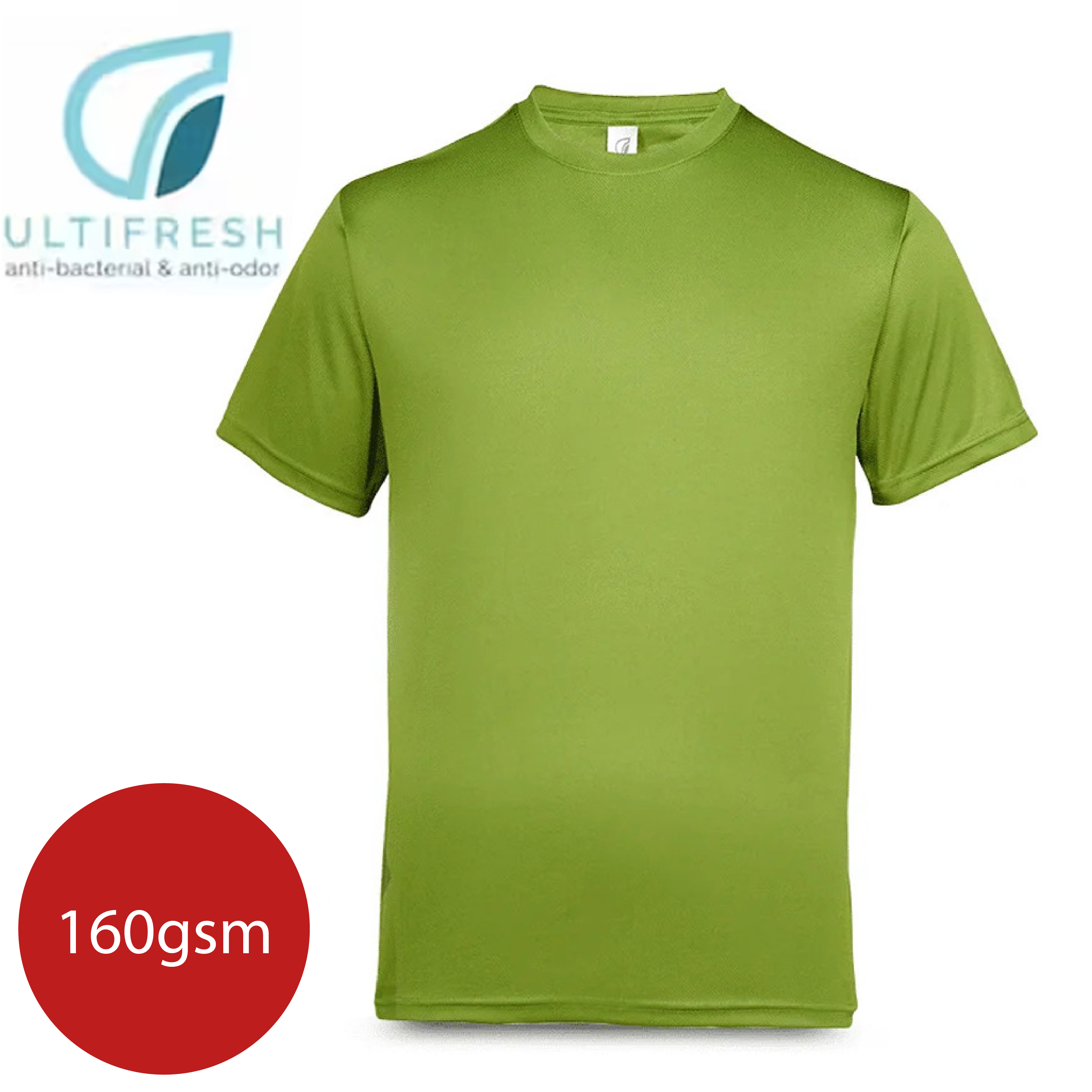 Ultifresh Anti-Odor Dri-Fit Eyelet T-Shirt - Plain Dri Fit T-Shirt