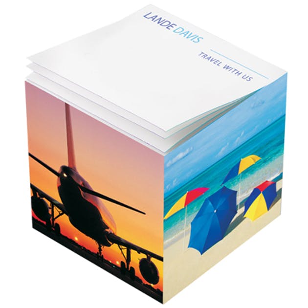 Customised Memo Post It Cube - Post It Notes & Post It Pad - 750 Sheets